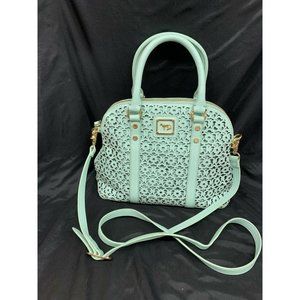 Emma Fox Forsyth Domed Satchel Mint Green Leather